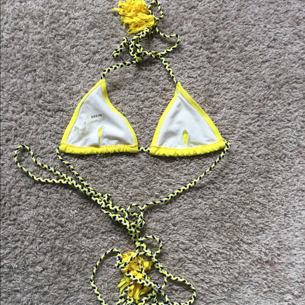 π₯π₯HOST PICπ₯π₯ SHEIN Yellow Frilly Bikini - Picture 13 of 16